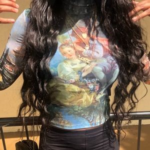 DA VINCI'S DEMONS MESH TOP